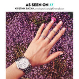 XO Silver Ring - Wanderlust + Co