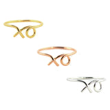 XO Rose Gold Ring - Wanderlust + Co