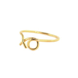 XO Gold Ring - Wanderlust + Co