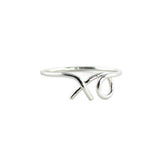 XO Silver Ring - Wanderlust + Co