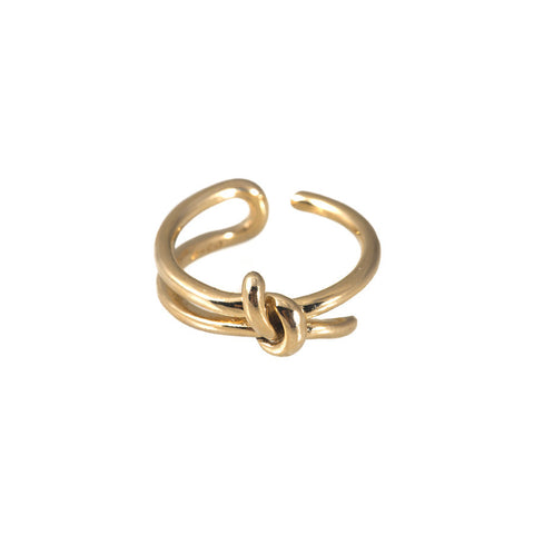 XL-Knot Gold Ring - Wanderlust + Co
