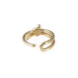 XL-Knot Gold Ring - Wanderlust + Co