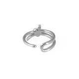 XL-Knot Silver Ring - Wanderlust + Co