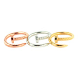 XL Screw-Split Rose Gold Ring - Wanderlust + Co