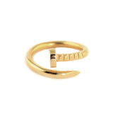 XL Screw-Split Gold Ring - Wanderlust + Co
