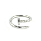 XL Screw-Split Silver Ring - Wanderlust + Co