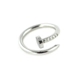 XL Screw-Split Silver Ring - Wanderlust + Co