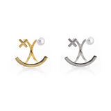 XO Pearl Gold Ring - Wanderlust + Co