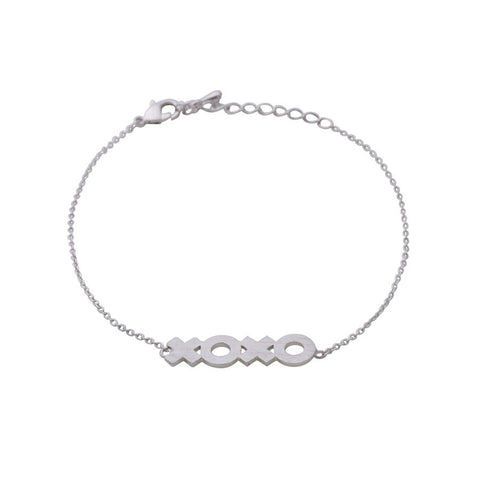 XOXO Silver Bracelet - Wanderlust + Co