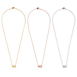 XOXO Silver Necklace - Wanderlust + Co