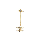 Zeta Gold & Slate Chain Rings